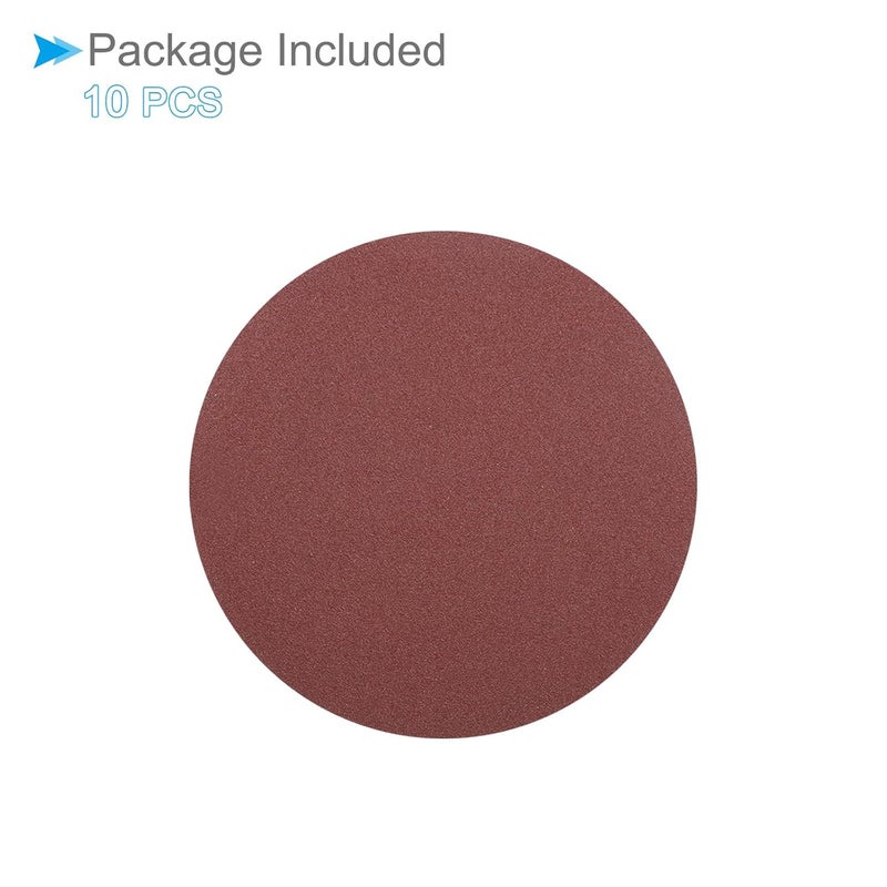 CoCud PSA Sanding Discs, 5 Inch Dia 150 Grits, Self Adhesive Sticky-Back Sandpaper - (Applications: for Woodworking Metal Finishing), 10-Pieces - Image 5